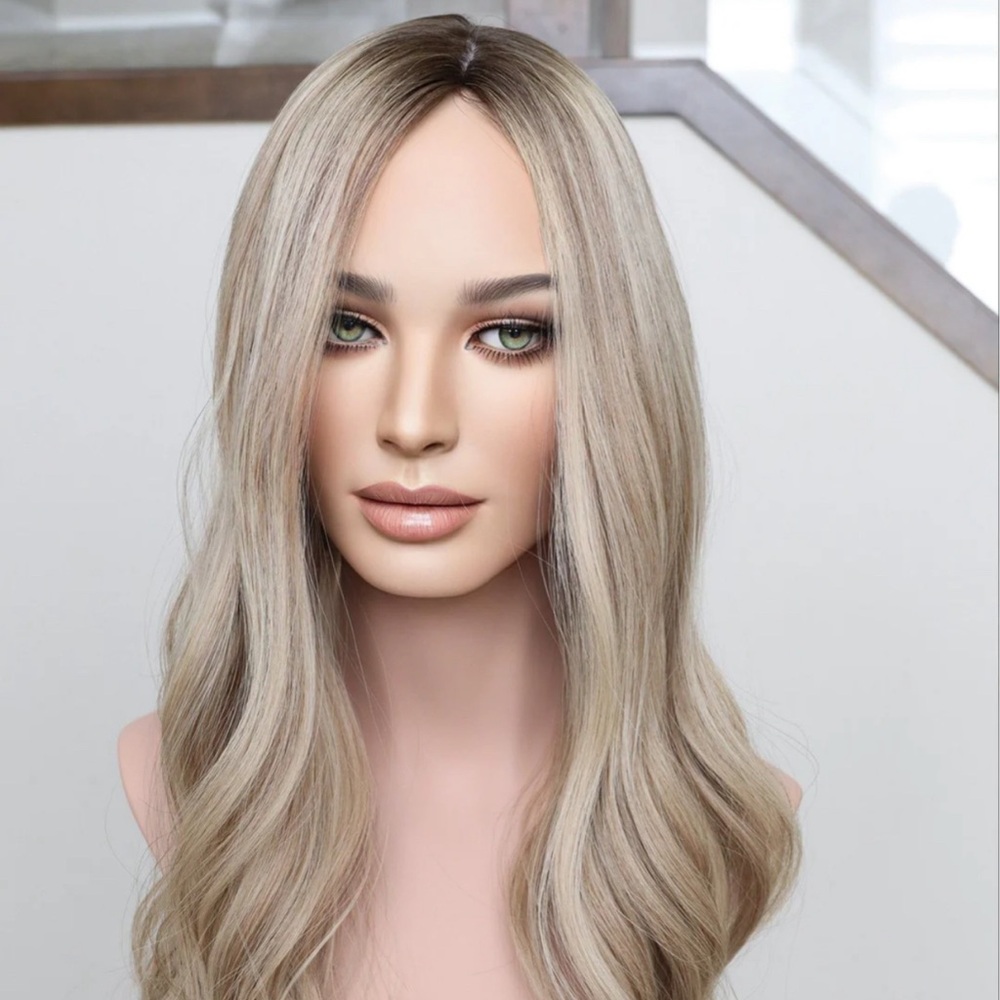 Madison Hair Collection 24" Silk Hair Topper 9"x9" Large Base NEW PICS ADDED - Picture 8 of 17